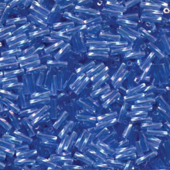 Picture of Miyuki Twist Bugle 6mm 261 Transparent Sapphire AB x10g