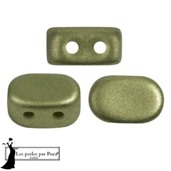 Picture of Lipsi® Par Puca® 7x4mm Metal Shine Olivine x10g