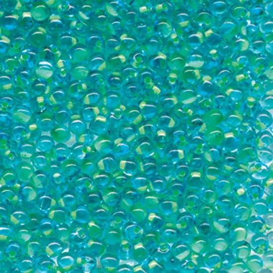 Picture of Miyuki Drop 3.4mm F20 Mint Green Lined Light Blue x10g
