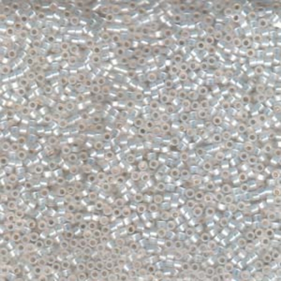 Picture of Miyuki Delica 11/0 DB221 Gilt Lined White Opal x10g