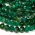 Picture of Agate (dyed) 4mm faceted round Green x35cm