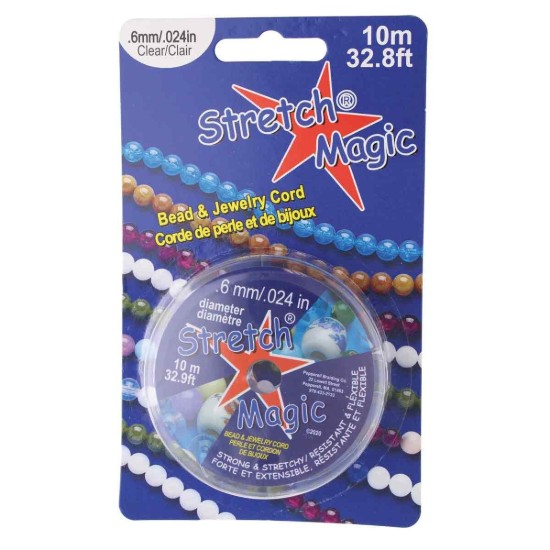 Bild von Stretch Magic Cord 0.6mm Clear x10m