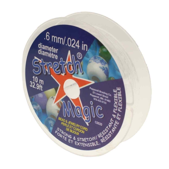 Picture of Stretch Magic Cord 0.6mm Clear x10m