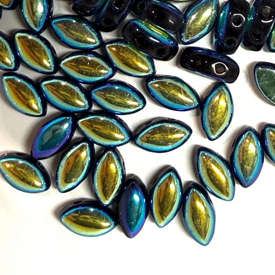 Picture of IrisDuo 4x7mm Jet Full AB x25