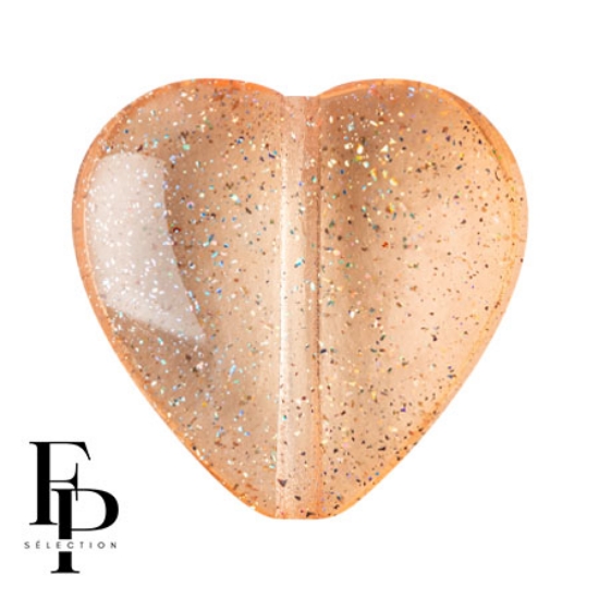 Picture of Hearts 16x15mm Constellation Rose x1