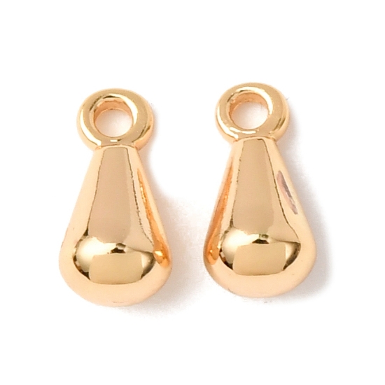 Picture of Chain Extender Drop 8x4mm 18kt Gold Plated x10