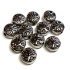 Picture of Stainless Steel bead 10x5.5mm flat round with Tree of Life x1