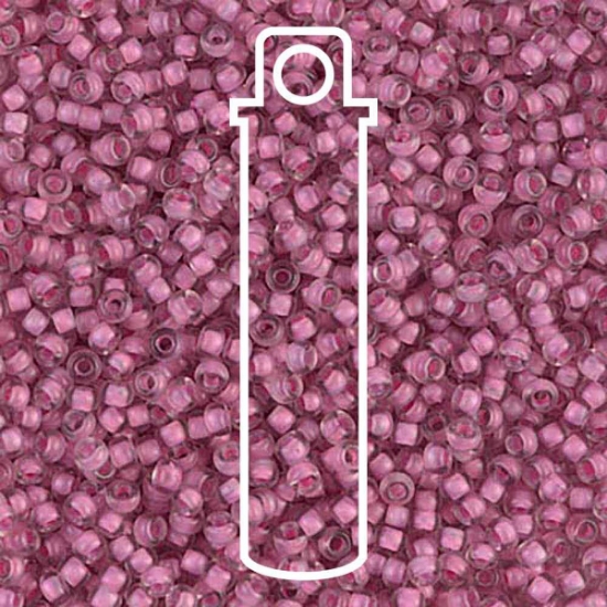 Picture of Miyuki Rocaille 11/0 1931 Semi Mat Rose Lined Crystal x24g