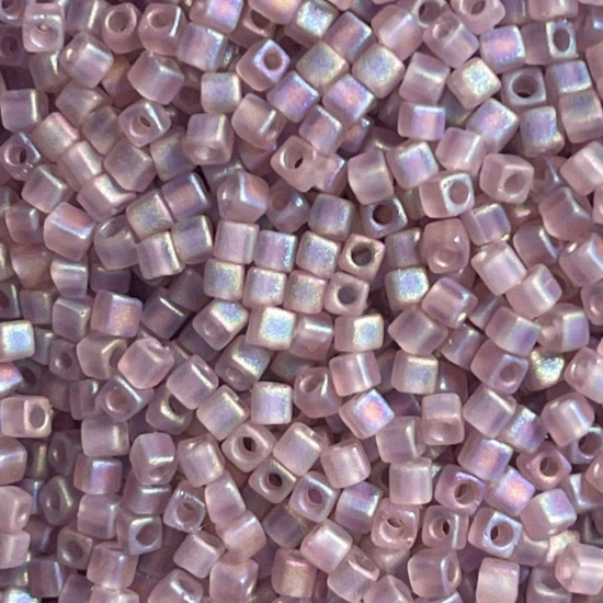 Picture of Miyuki Cubes 1.8mm 142FR Mat Transparant Smoky Amethyst x10g