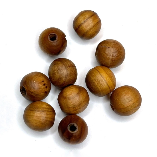Picture of Bethlehem Olive Wood bead 10mm round x50