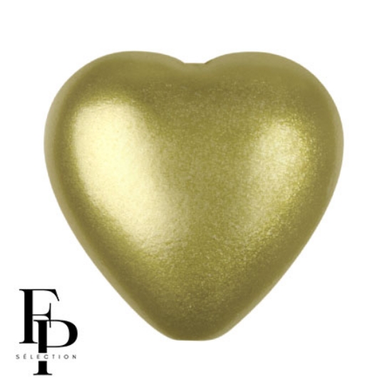 Picture of Hearts 16x15mm Pastel Lime x1