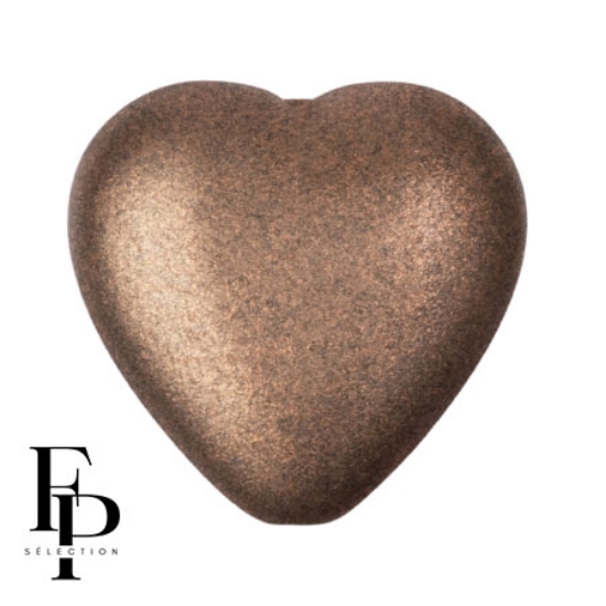 Picture of Hearts 16x15mm Bronze Anthracite x1