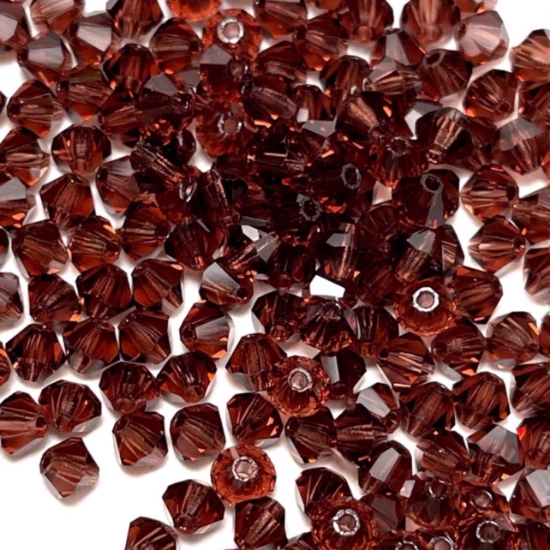 Picture of Preciosa Bead Rondell 4mm Burgundy x100