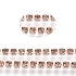 Picture of Strass Chain 2.1mm Electrophoresis - Light Peach x1m