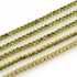 Picture of Strass Brass Chain 2.2mm raw brass - Olivine x1m