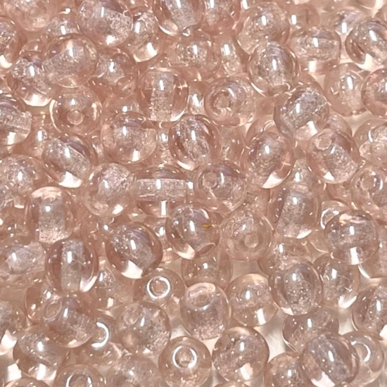Picture of Round beads 4mm Rosaline Shimmer x50