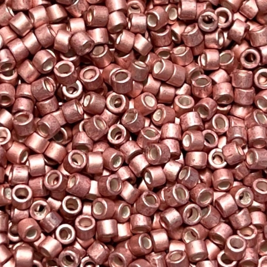 Picture of Miyuki Delica 11/0 DB1156 Galvanized Semi-Frosted Pink Blush x5g
