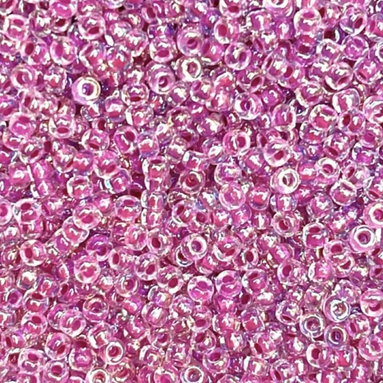 Picture of Miyuki Rocaille 11/0 264 Raspberry Lined Crystal AB x10g