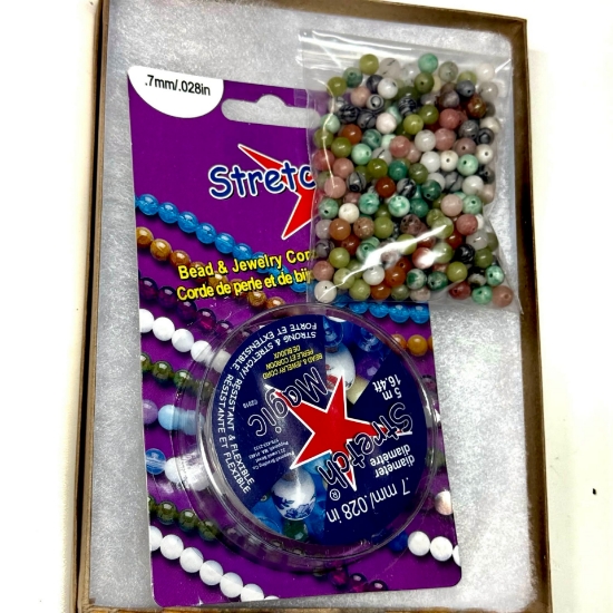 Picture of Набор для браслетов Party Kit – бисер Rocailles – тёплые цвета – для 6 человек