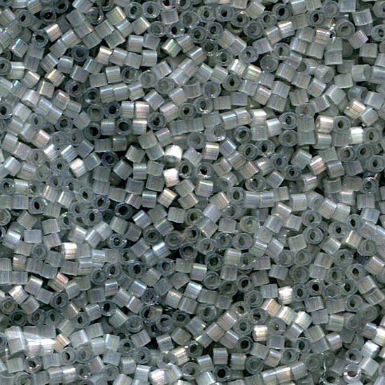 Picture of Miyuki Delica 11/0 DB1871 Silk Inside Dyed Smoke Grey AB x10g