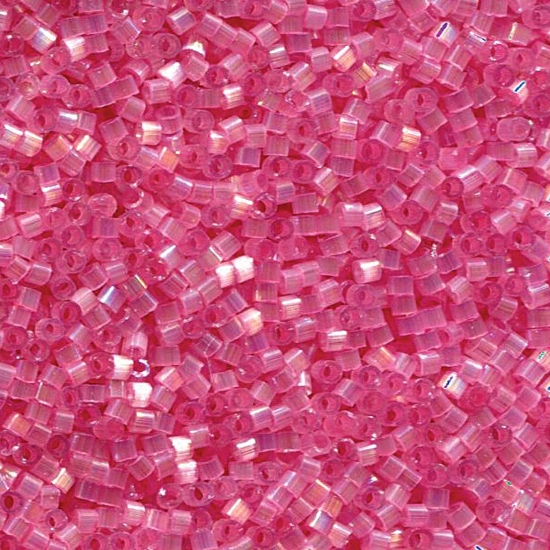 Picture of Miyuki Delica 11/0 DB1875 Silk Inside Dyed Smoke Light Carnation AB x10g