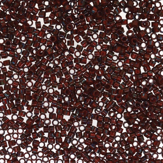 Picture of Miyuki Delica 11/0 DB2263 Mat Opaque Red Garnet Picasso x10g