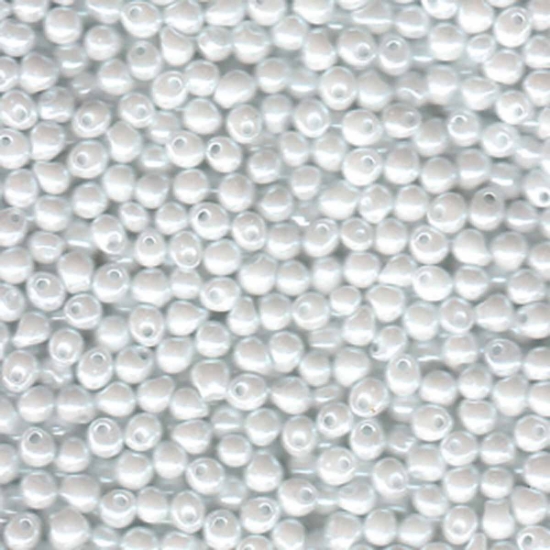 Picture of Miyuki Drop 3.4mm 420 White Pearl x10g