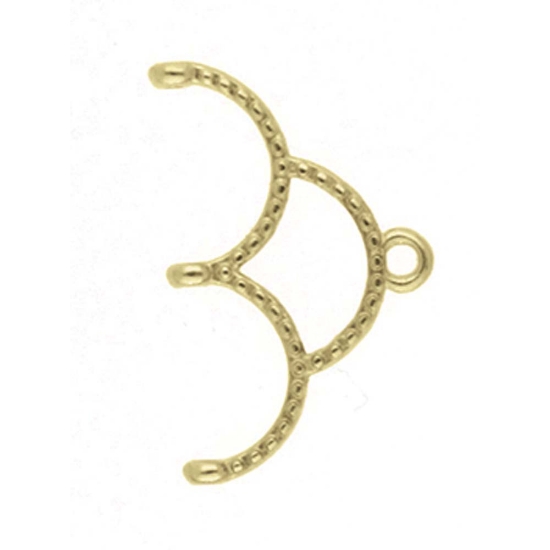 Picture of Cymbal - Skaloti III 11/0 Bead Ending Atnique Brass Plate x1