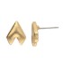 Image de Cymbal Provatas II GemDuo Ear Stud 24kt Gold Plate x2