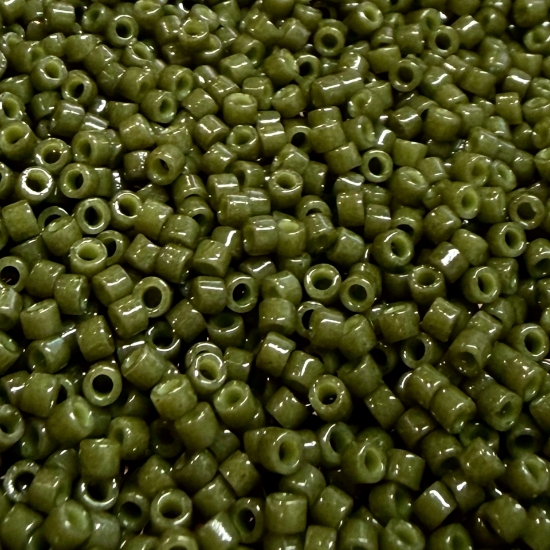 Picture of Miyuki Delica 11/0 DB2357 Duracoat Opaque Army Green x10g 