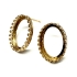 Picture of Premium Ear Stud Crown Setting 4120 – 18x13 mm Oval – 24 kt Gold Plated (set van 2)