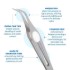 Image de Tweezer w/ cushion grip Bent x1