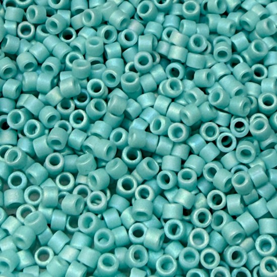 Picture of Miyuki Delica 11/0 DB1595 Mat Opaque Sea Opal AB x10g