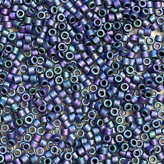 Afbeeldingen van Miyuki Delica 11/0 DB1054 Mat Metallic Violet/Gold Iris x5g
