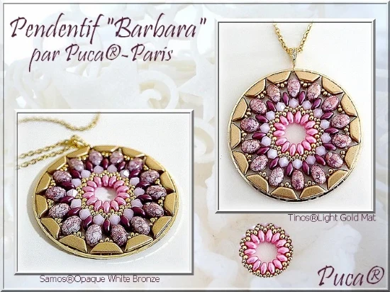 Picture of Pendant "Barbara" par Puca - Instant Download or Printed Copy