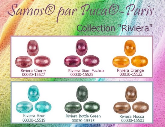 Afbeeldingen van Samos® par Puca® 7x5mm Riviera Collection x30g