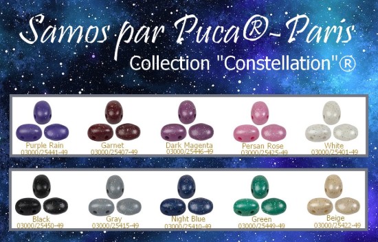Afbeeldingen van Samos® par Puca® 7x5mm Constellation Collection x50g
