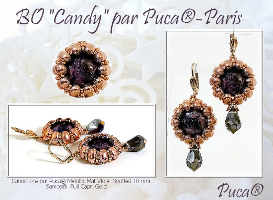 Изображение Earrings "Candy" par Puca – Instant Download or Printed Copy