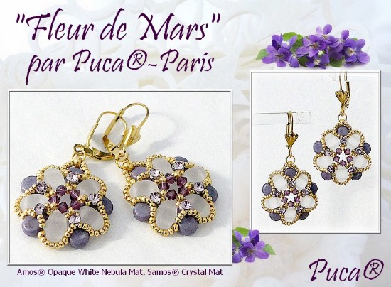 Image de Oorbellen "Fleur de Mars" par Puca  – Instant Download or Printed Copy