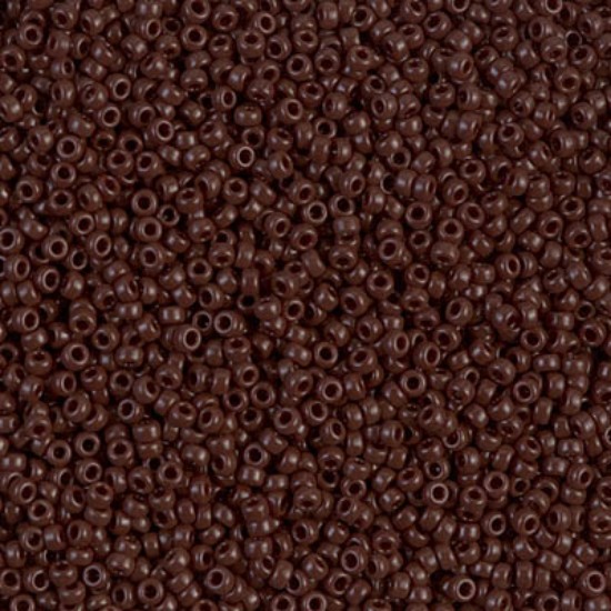Изображение Miyuki Rocaille 11/0 419 Opaque Chocolate Brown x10g