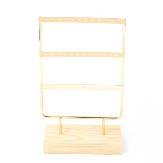 Image de Earring Display 25x15cm Gold x1