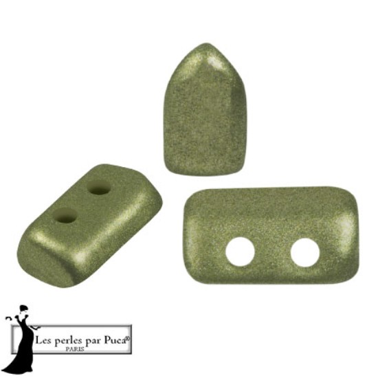 Image de Piros® par Puca® 5x3mm Metal Shine Olivine x10g