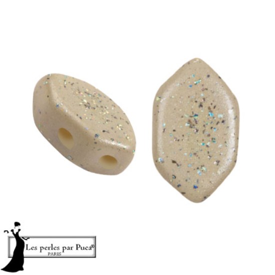 Bild von Paros® par Puca® 7x4mm Constellation Beige x10g