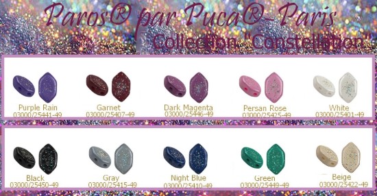 Bild von Paros® par Puca® 7x4mm Constellation Collection x50g