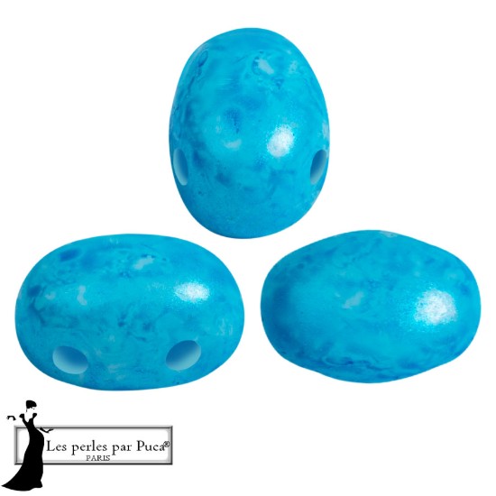 Image de Samos® par Puca® 7x5mm Mishmash Turquoise x10g