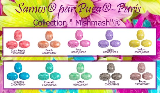 Image de Samos® par Puca® 7x5mm Mishmash Collection x50g