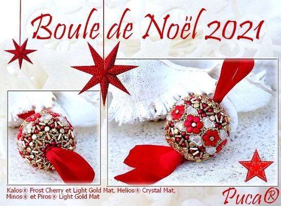 Bild von Hanger "Boule de Noël 2021" par Puca – Instant download or Printed Copy