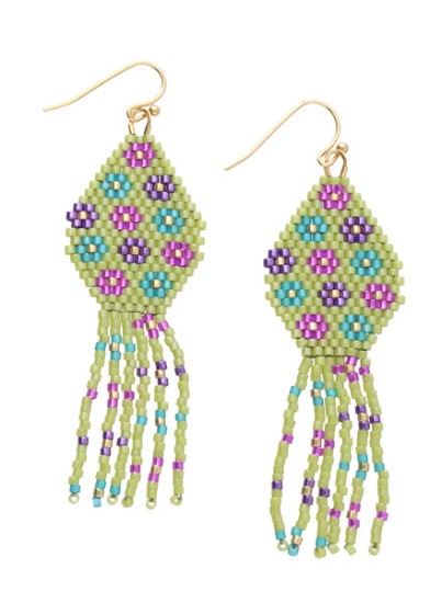 Afbeeldingen van BeadSmith Digital Download Patterns - "Flower Power" Earrings