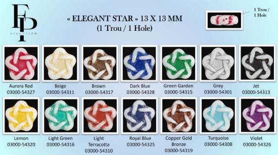 Picture of Elegant Star 13mm Collection x14