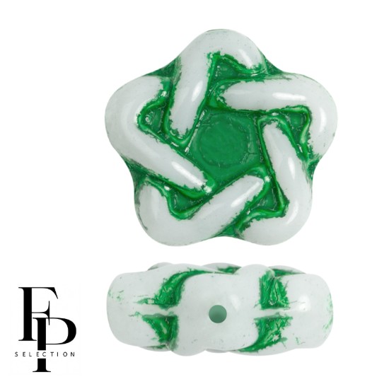 Picture of Elegant Star 13mm Green Garden x10